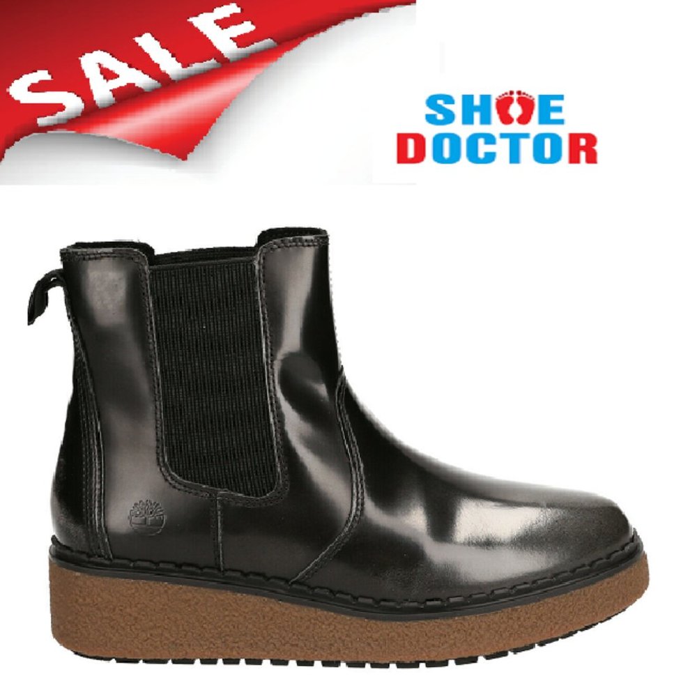 TIMBERLAND WOMENS BLUEBELL LANE CHELSEA FASHION DURABLE ANKLE BOOT A24X2